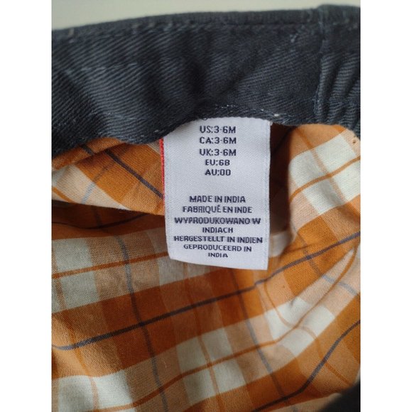 Aman Exports International Infant Boys Newsboy Cap Hat 3-6 Mos Cabbie Blue - Picture 5 of 5